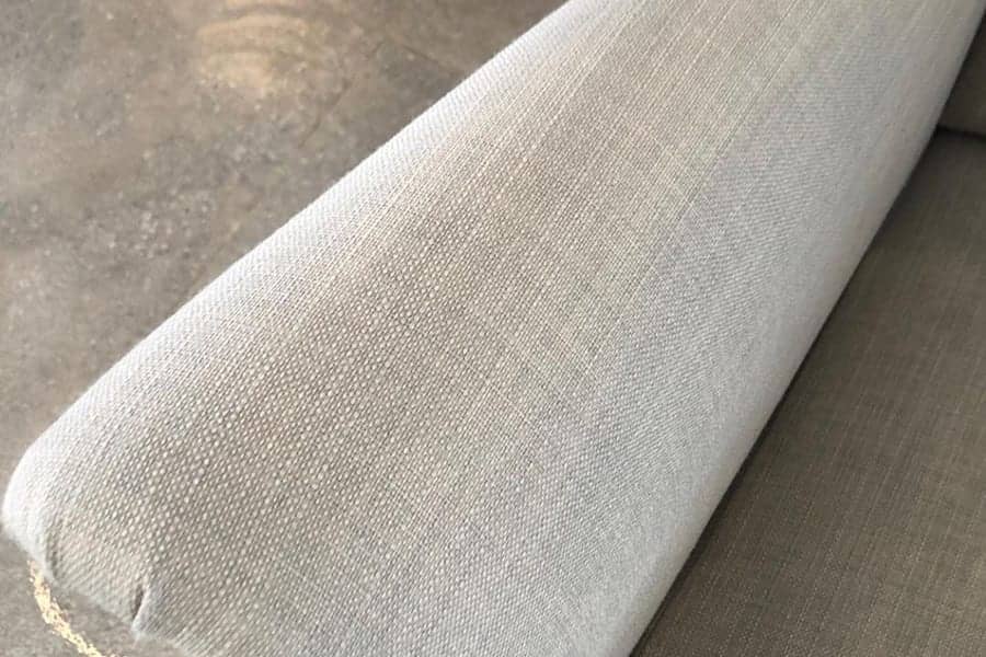 Professionally cleaned sofa, free of hidden dust and grime